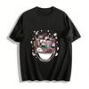 Funny Dessert Ramen Print Casual Short Sleeve Tee Pure Cotton T-shirt