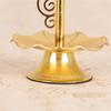 1Pair Iron Lamp Home Table Centerpieces Lotuss Desk Advents Candle Holder Butter Lamp Lotuss Candle Holder