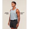 Gymshark Running Tank Smoke Blue A3c1r Udr3