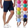 Men's 5-minute Quick-dry Solid Color Beach Pants Sports Fitness Shorts