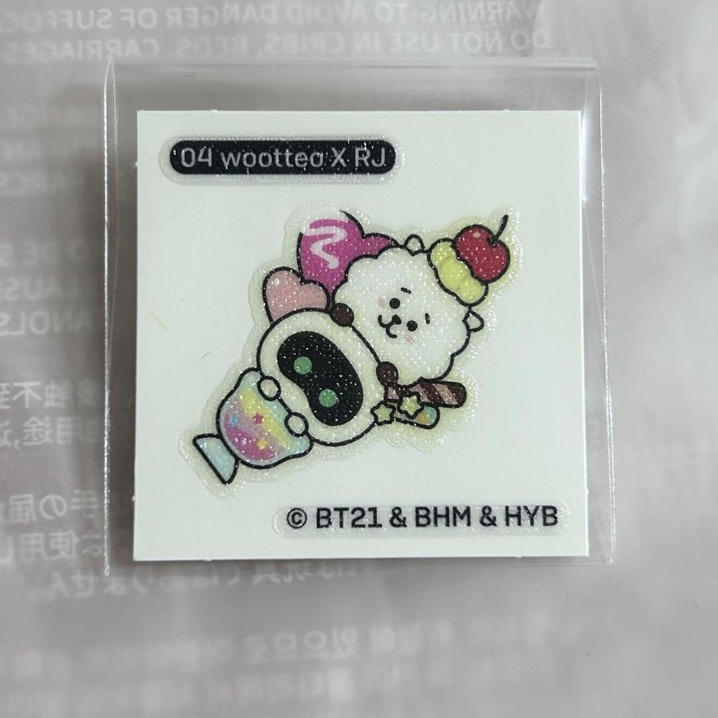 [USED] BTS JIN RJ Woot Wootteo Key Ring Plush Toy