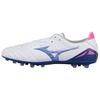 Morelia Neo 4 Comfortable Versatile Non-Slip Durable Breathable Soccer Shoes Unisex Soccer Shoes White Blue P1GA253525P1GA253525