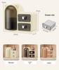 High-End Rotating Makeup and Skincare Organizer with Dust-Proof Drawers