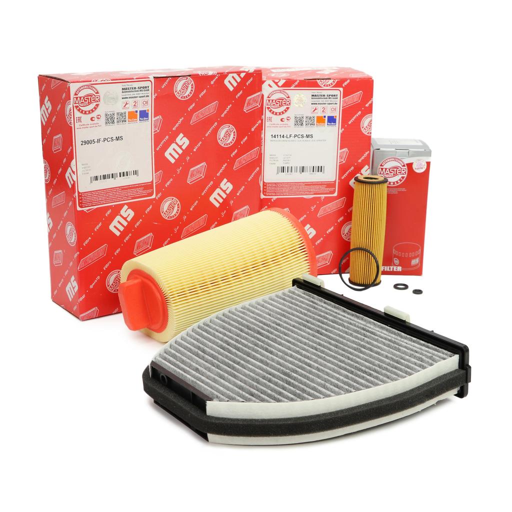 Zestaw Filtrów Mercedes Klasa C (W204, S204), E(W211, W212, S211) | 1.6/1.8