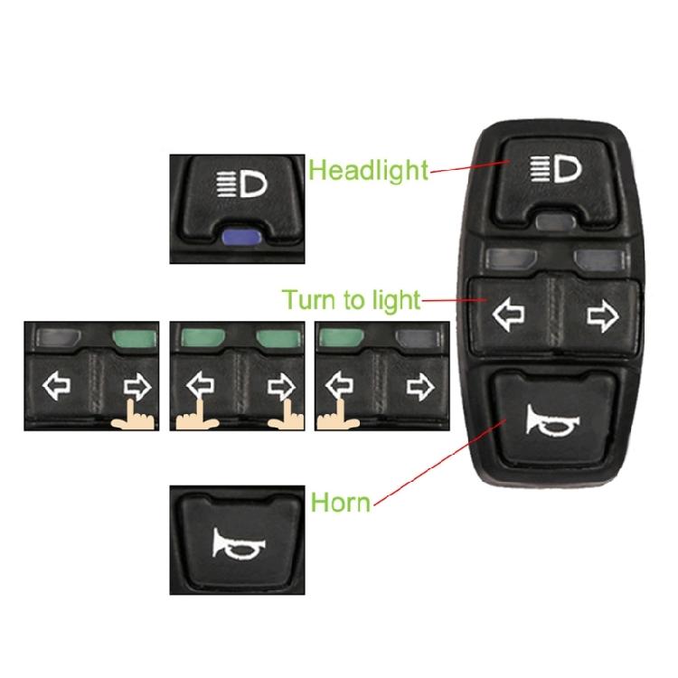 Motorcycles Head Light Turn Switches Electric Bike Horn Signal Light Switches