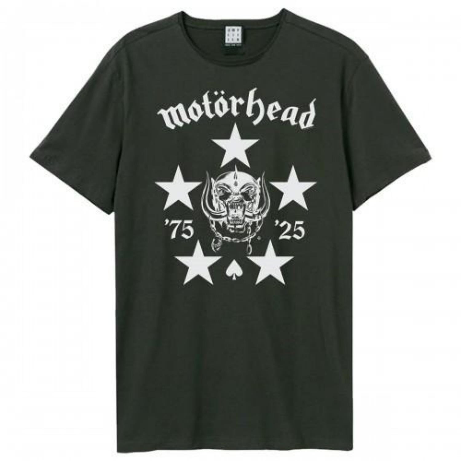 Amplified Unisex Adult 50th Motorhead Stars T-Shirt S чёрный