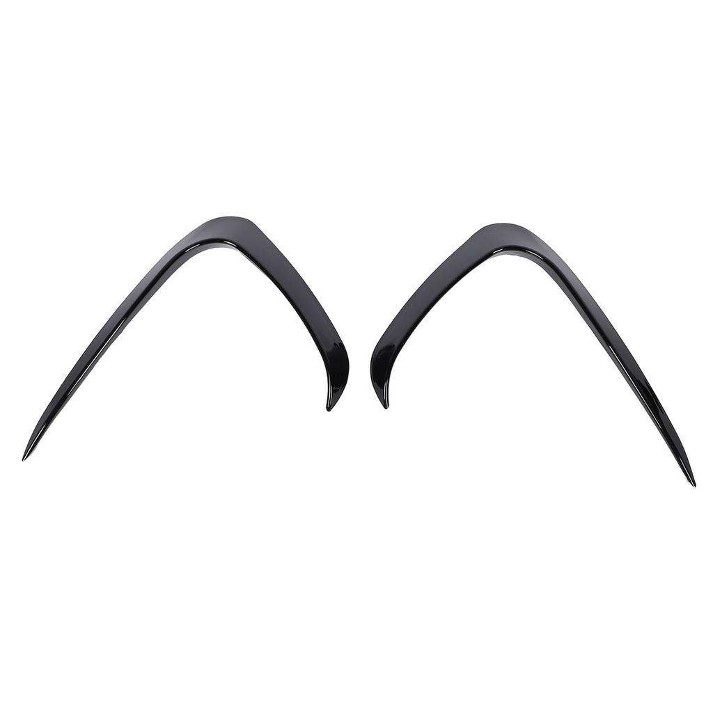 1 Par Främre Luftintagsdelare Förbättrad Aerodynamik Sportigt Utseende Ökad Marktryck Stötfångare