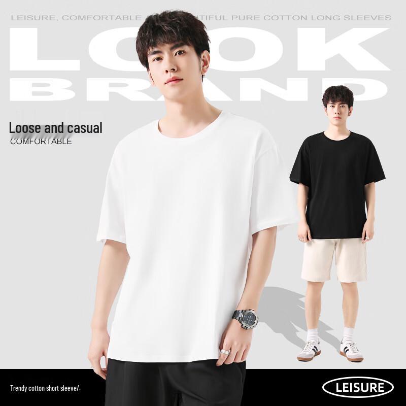 Jeanswest Men's American Style Loose Fit Cotton T-Shirt