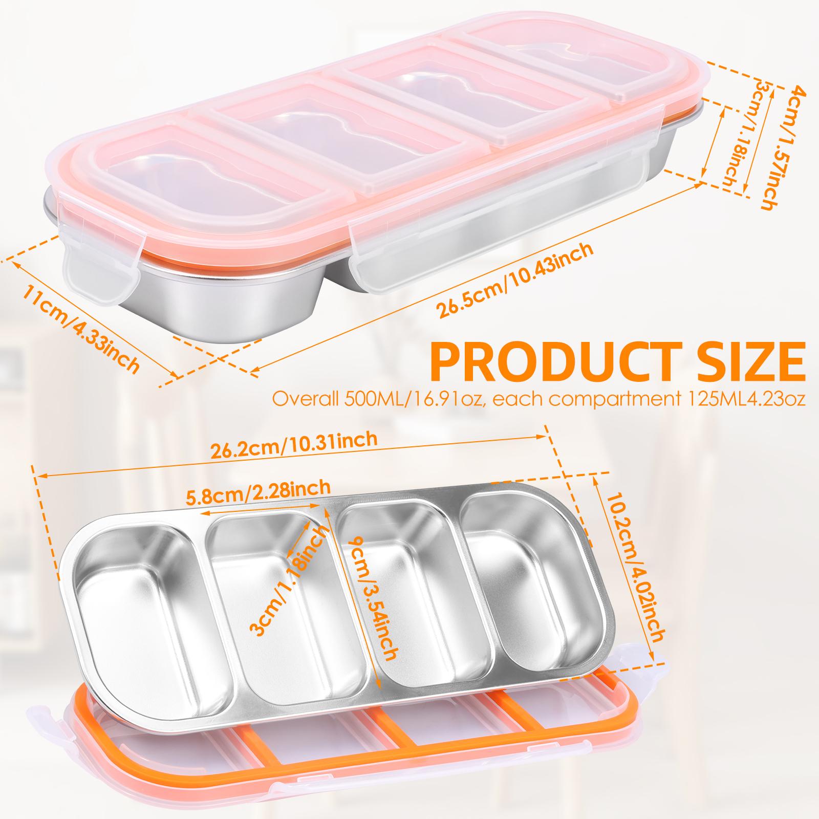 Snack Containers Small Food Storage Container Toddler Lunch Box Snack Box Container Fruit Storage Box Leakproof Lunch Box