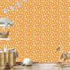Peach and Gold Flowers Wallpaper for Living Room and Bedroom 50x1000