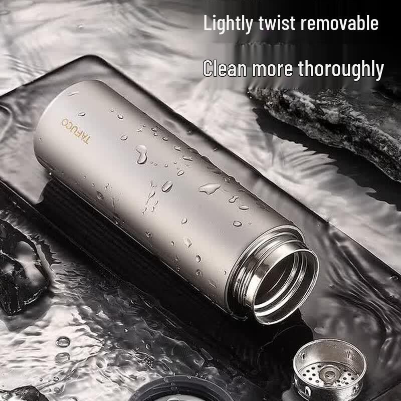 TAFUCO T6029 Pure Titanium Insulated Tea & Water Bottle