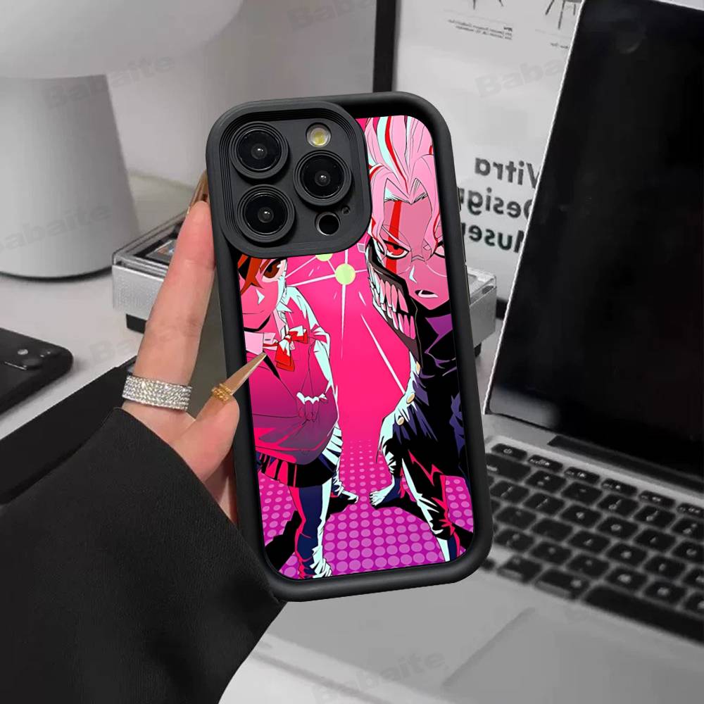 

Hot Blooded Fantasy D-DandadanS Anime For IPhone 17 Pro Max 16 15 14 13 12 11 Plus Black Soft Phone Cover iPhone 14pro max
