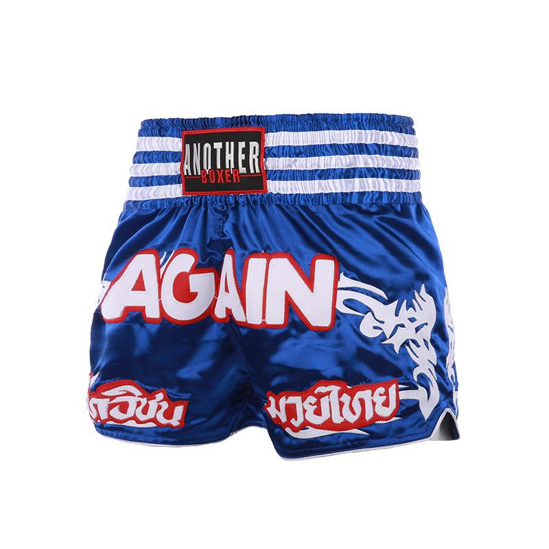 Muaythai Muay Thai Shorts Boxe Sanda Pantalons de Combat Pantalons de Combat Entraînement Professionnel Pantalons de Compétition Hommes et Femmes