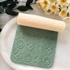 Baroque Sunflower Clay Texture Roller, 8cm High-Precision Pattern Stylus for Polymer Clay Crafts