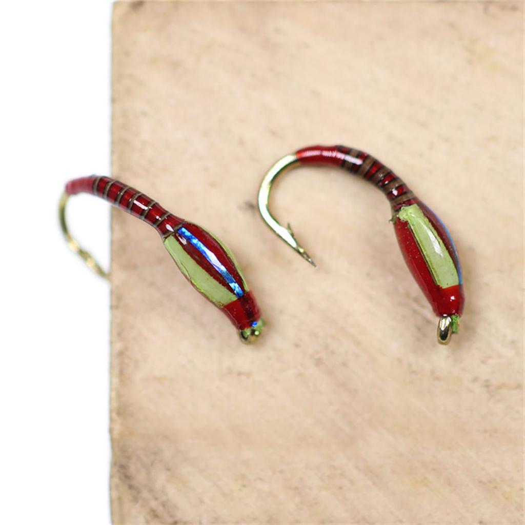 6/12/18/24 szt./pudełko Różne nimfy epoksydowe do połowu muchowego na pstrągi, okonie, ryby, przynęty wędkarskie