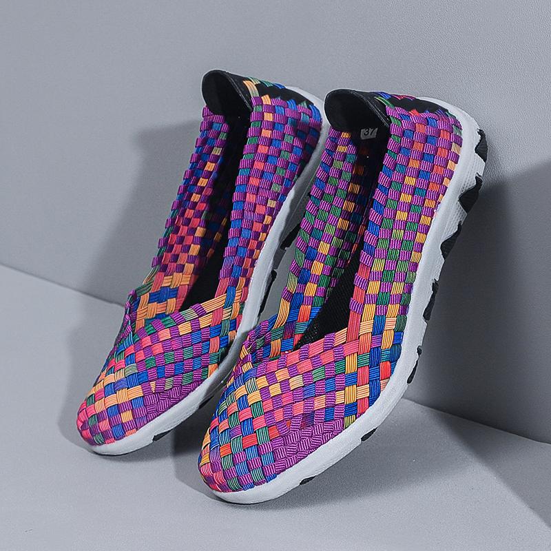 Women Comfort Casual Summer Sneakers Nurse Plus Size Flats Loafers Soft Beach Walking Sports Shoes Lightweight Slip On