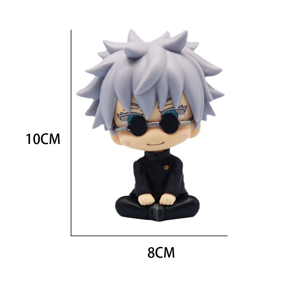 Q Version Jujutsu Kaisen Figures Cute Yuji Itadori Gojo Satoru PVC Action Figures Anime Figure Model Toys Collection Doll Gift
