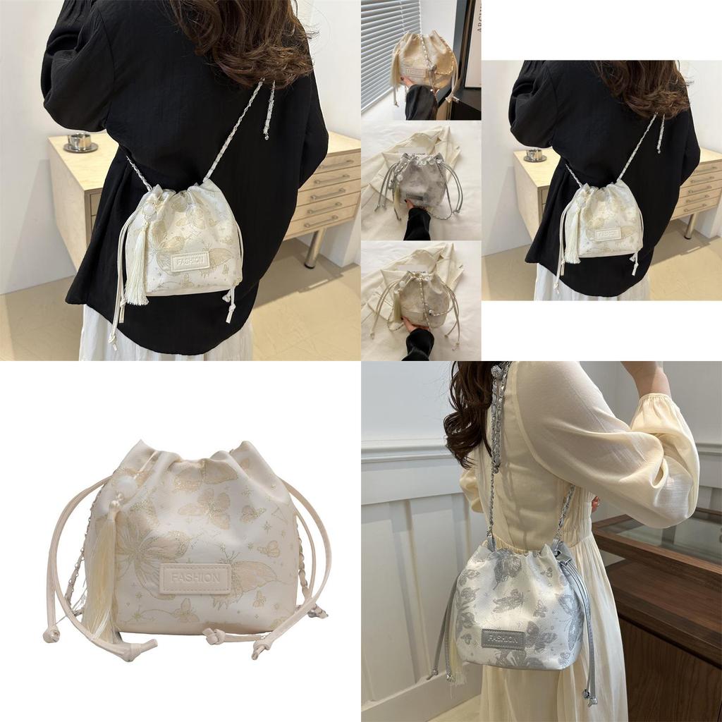 Minimalist Fashion Shoulder Bag For Women 2024 Trendy Summer Large Capacity Pu Bucket Bag