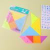 14cm Magnetic Tangram Puzzle Set for First Grade Students - Educational Shape Toys for Kids