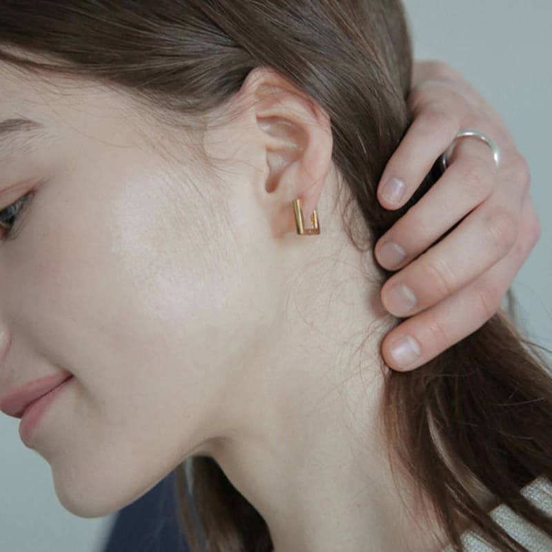 modernlike 14k gold-filled silver Monet cow