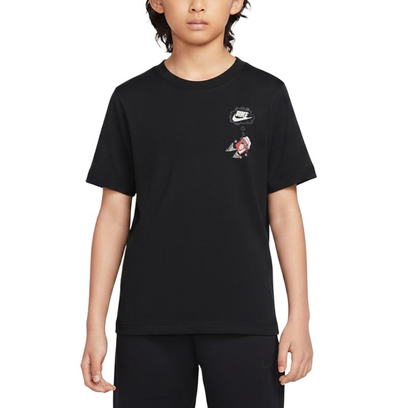 Nike Short Sleeve Round Neck Pullover Logo T-Shirt Kids tops IV5608010