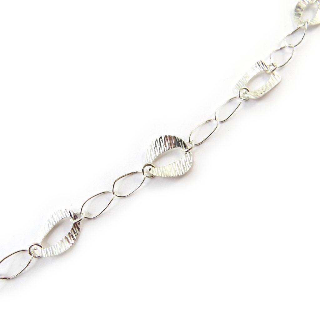 Les Trésors De Lily [G0614] - Silver Bracelet 'Choréographie' - 15x11 Mm