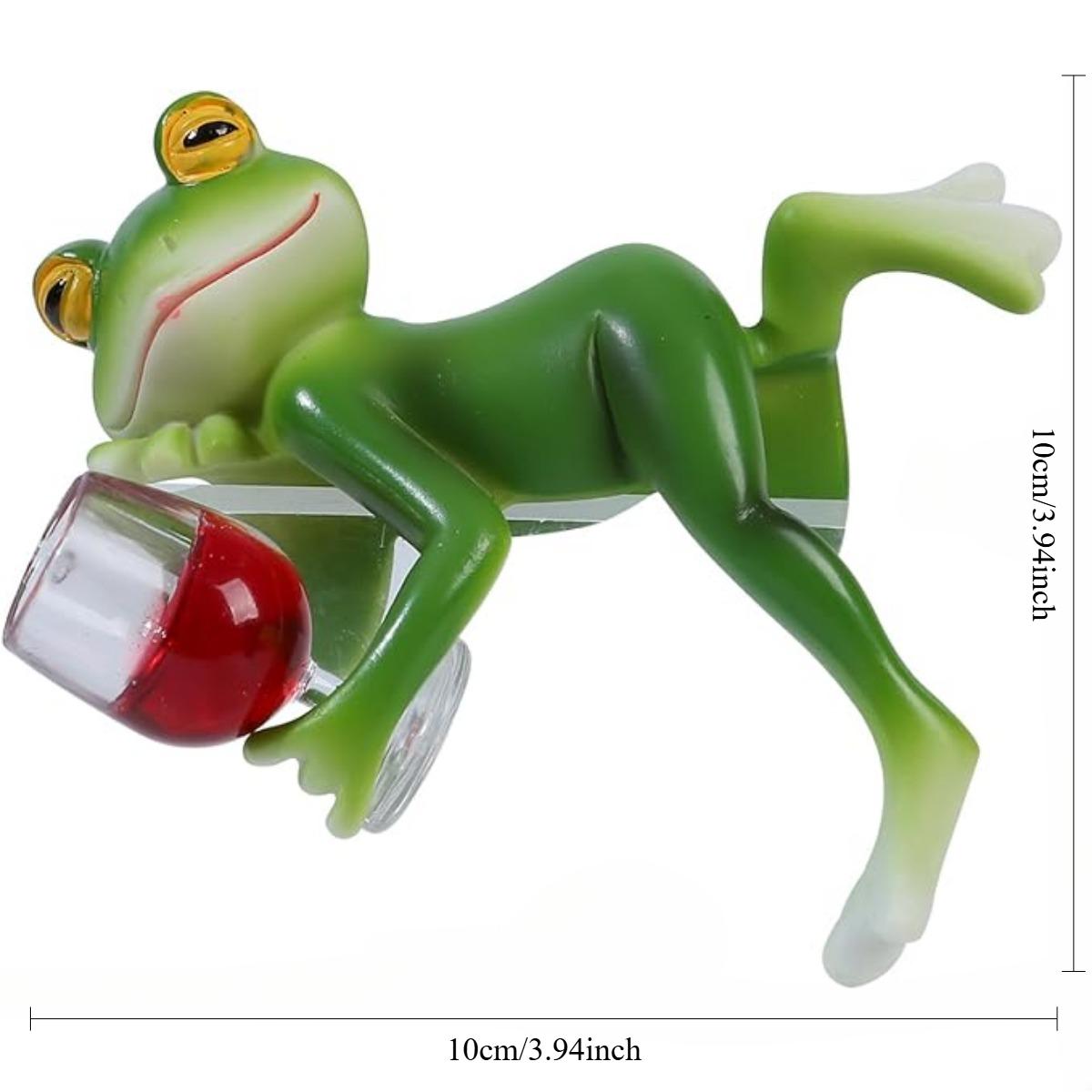 

Милые аксессуары для цветочных горшков, миниатюрные фигурки лягушек, декор для кашпо, статуэтка лягушки из смолы, эстетические украшения для сада, растений для патио, двора, газона