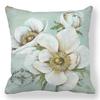 Flower Printing Throw Pillow Covers Vintage Oil Painting Birds Floral Square Cushion Cover Pillowcases for Sofa Home Decor 45cm