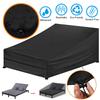 Double/Single Wide Patio Chaise Lounge Chair Cover Waterproof Outdoor Patio Rattan Daybed Sofa Recliner Chaise Longue Protector