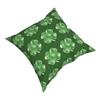 Vintage Shamrock For St. Patrick's Day Party Square Pillow Case Throw Pillow Irish Saint Paddys Leprechaun Clover Cushion Covers
