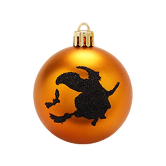 Indoor Halloween Decorations 16 Pcs Hanging Ball Decor, 6cm Skull Witch Eye Ornaments Decorative Accents for Ghost Tree, Spooky Window Yard