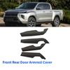 Front Rear Door Armrest Handle Cover Panel 4Pcs/Set For Toyota Hilux 2015-2024 Base Plate Lids L& R A