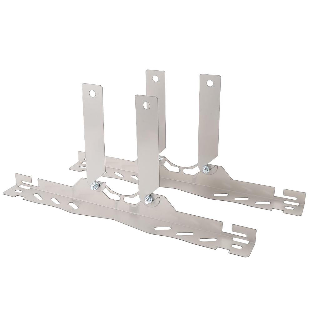 2 Sets Wheel Alignment Tool Alloy Steel Silver Color Wheel Angle Alignment Tool with 2PCS Tape