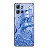 For Motorola Moto G 2025 Case Fashion Flower Black Silicone Soft TPU Back Cover Case For Motorola G75 S50 Edge 50 Neo Phone Case