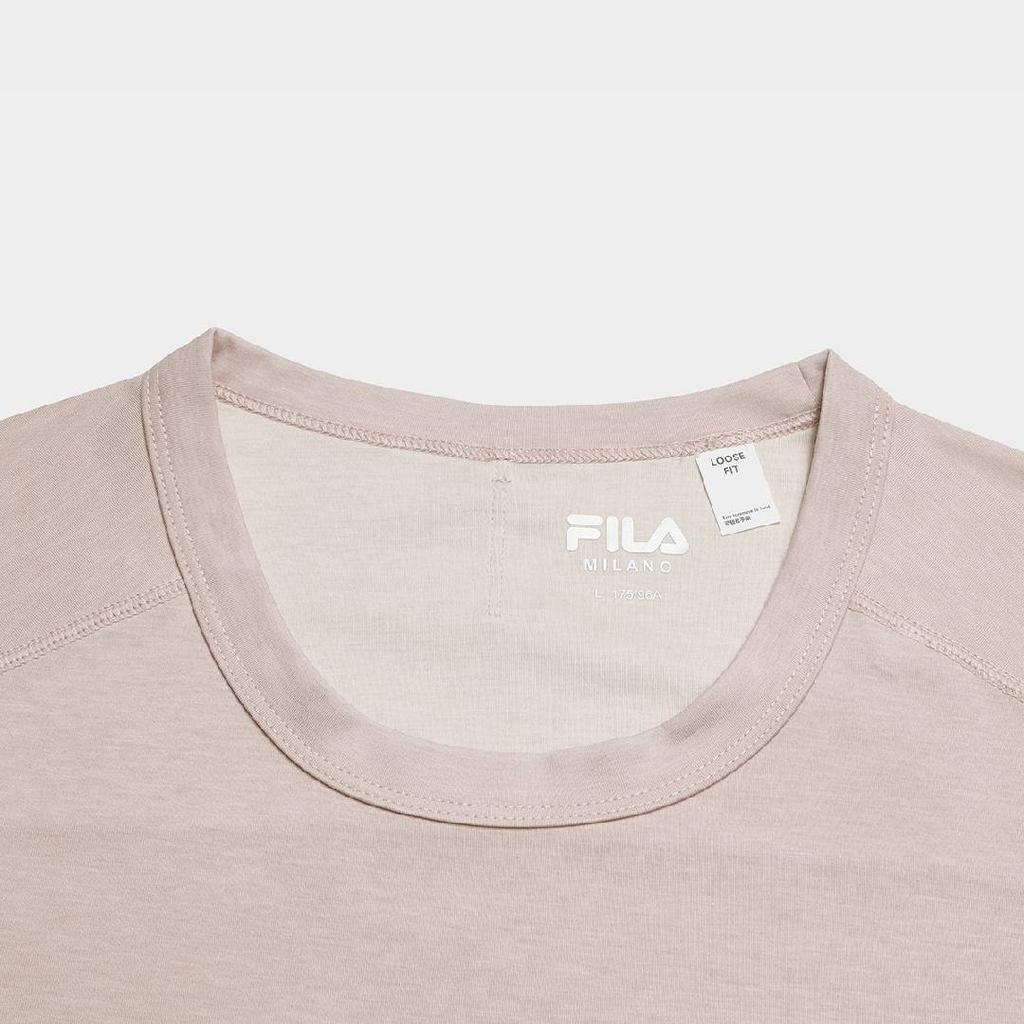 FILA Milano Series Loose Fit Crew Neck Pullover Knit Short Sleeve T-Shirt Men tops F11M615107F-PK