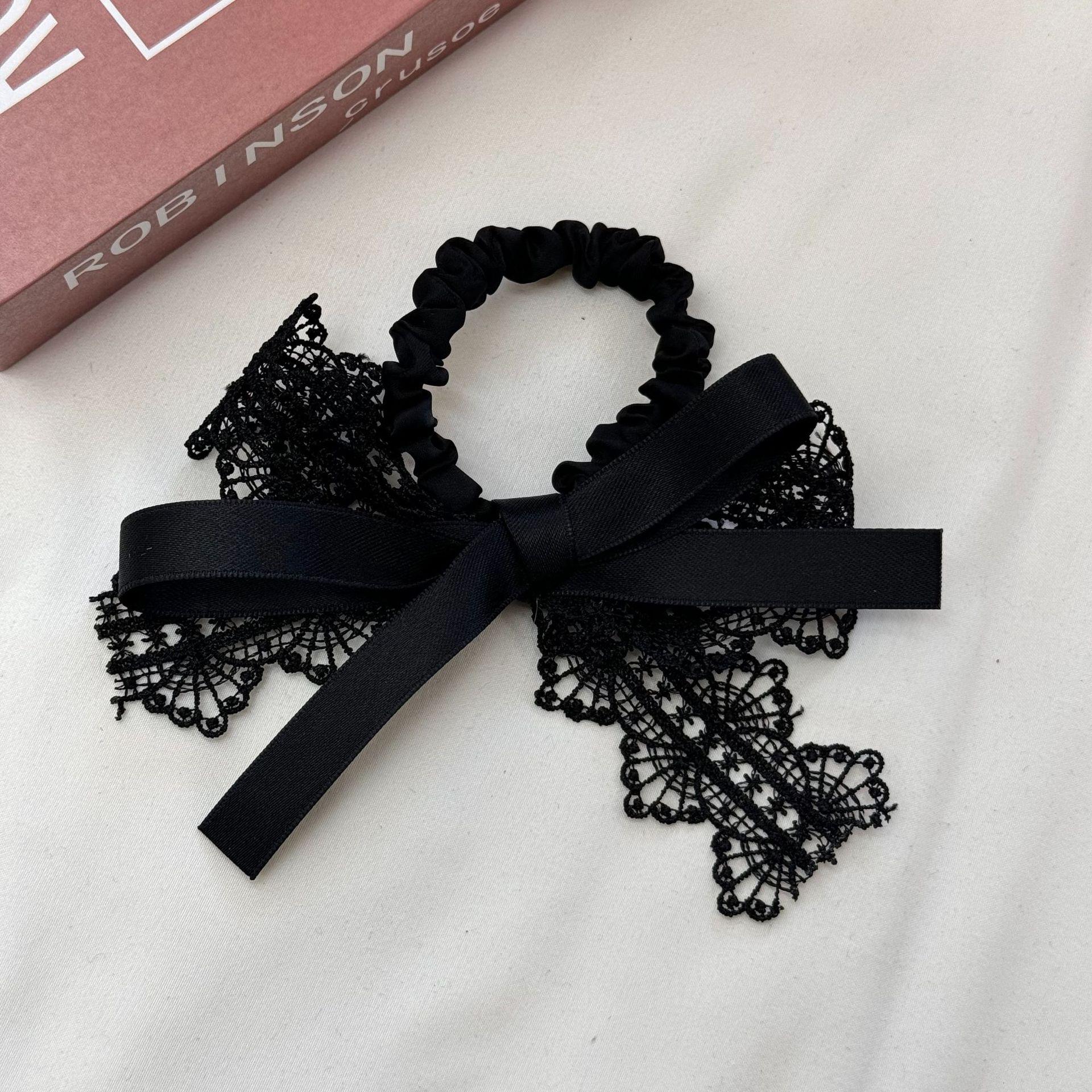 

Резинки для волос эластичные скранчи бант аксессуары корейские женщины девушка завязка винтажные маленькие Дизайнерские ведущая мода k-pop новинка