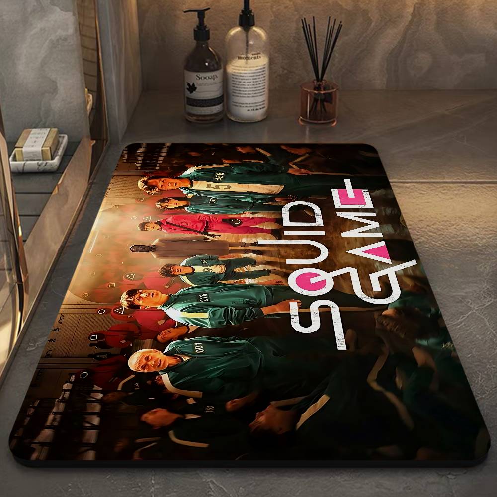 TV Game S-Squids Floor Mat Cheaper Anti-slip Modern Living Room Balcony Printed Bedside Mats
