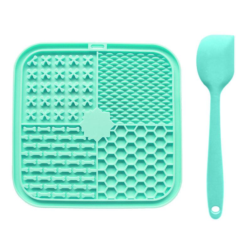 Pet Licking Plate Slow Food Bowl Dog Licking Plate Slow Food Pad Pet Silicone Plate Pet Bowl Smell Licking Pad Licking Plate