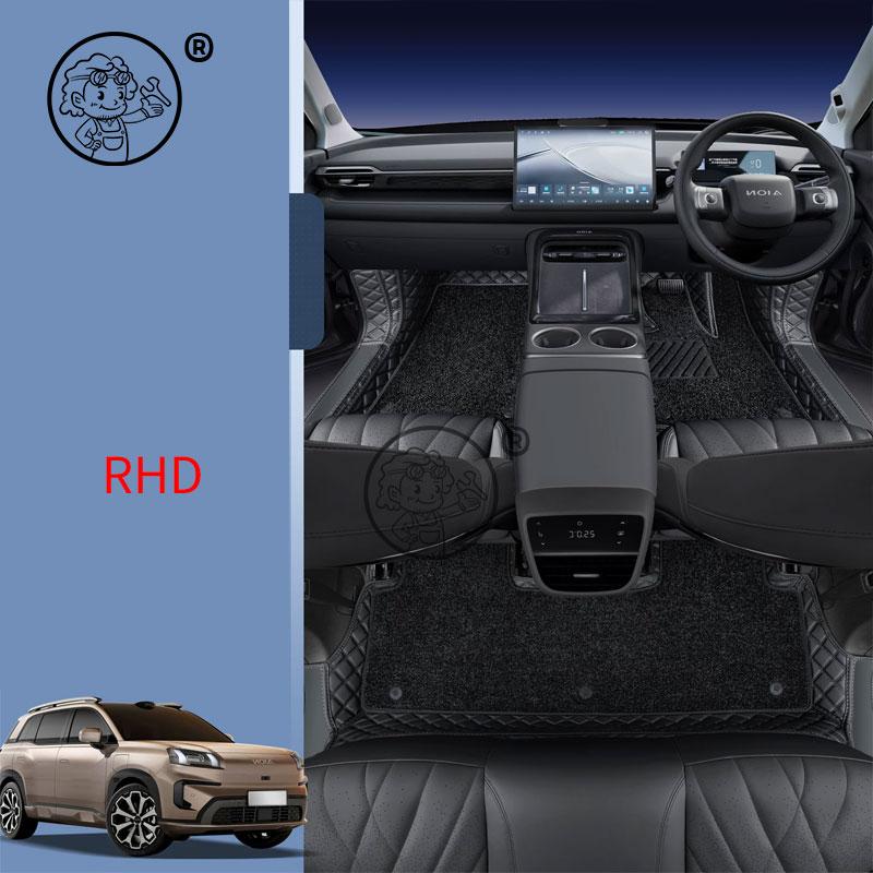 RHD For GAC AION V 2025 2026 Car Floor Mats Dirt-resistant Foot Carpet Floor Cover Auto Interior Styling Decorative Accessories