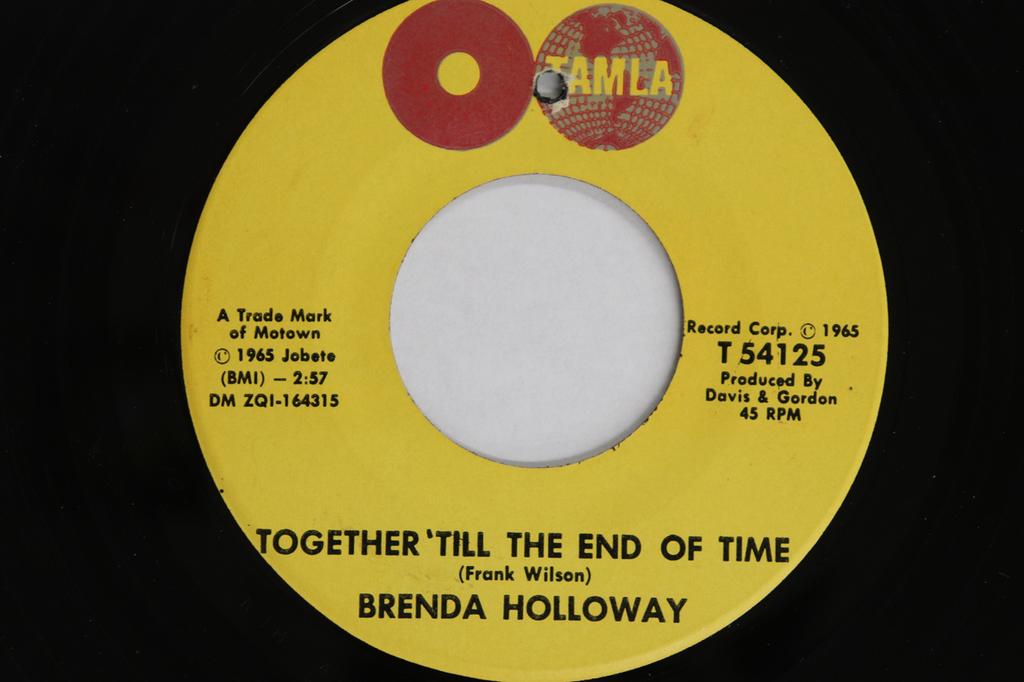7inch Record BRENDA HOLLOWAY - Together 'til The End Of Time T54125 TAMLA 1966 US Soul/Funk Used