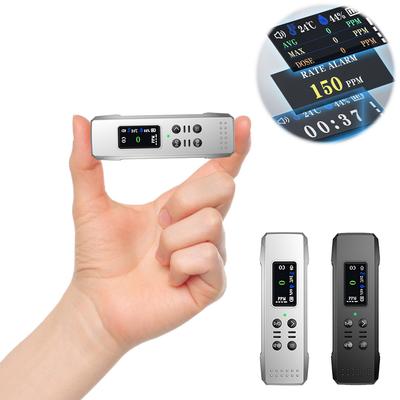Portable Carbon Monoxide Detector with Loud Alarm Mini Travel CO Temp/Humidity Detector W/ Lanyard for Indoor and RV Travel