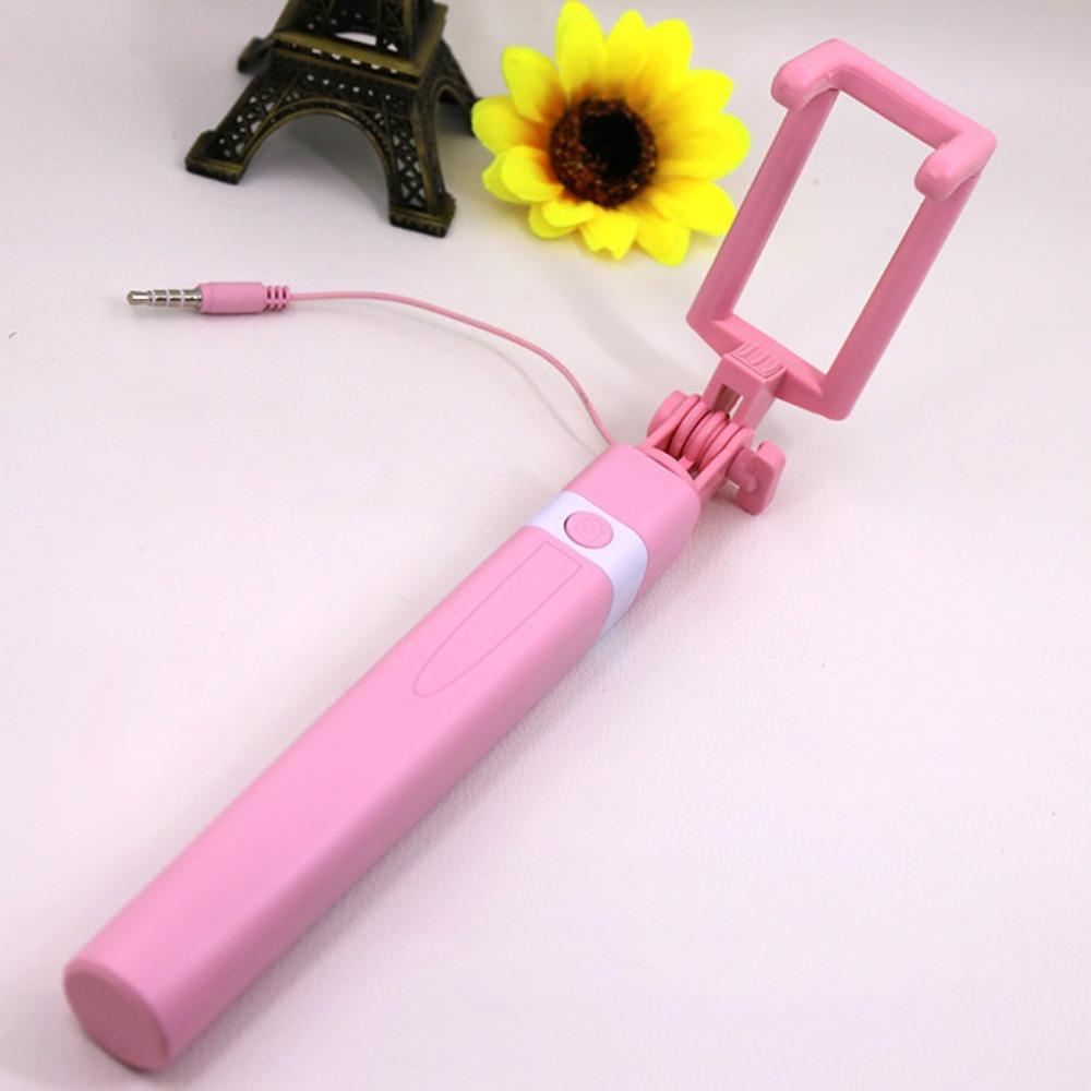 3.5mm Plug Portable Handheld Selfie Stick Type-C Plug Extendable Selfie Stick Cellphone