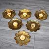 Unique Floral Candle Stand 3D Iron Candle Holder High-grade Gold Candle Holder  Living Room