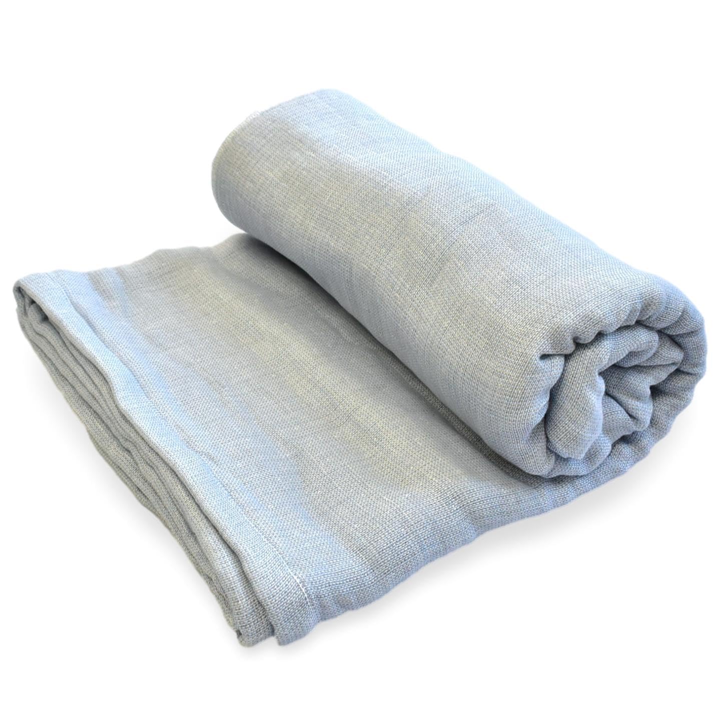 

Хлопковая марля Сделано в 140 x 190 Идеально для регулирования температуры тела Пятислойное Сделано в Имабари 100% Одеяло, Односпальный/Полутораспальный размер, Япония, Мягкое, синий