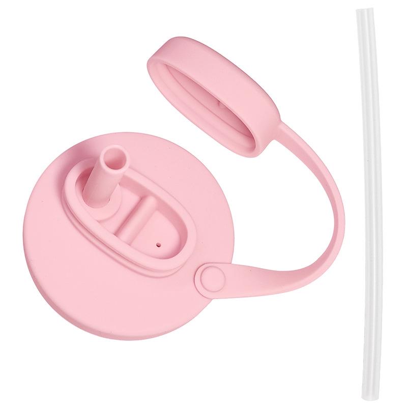 Silicone Portable Leak-Proof Cup with Sealing Straw Lid