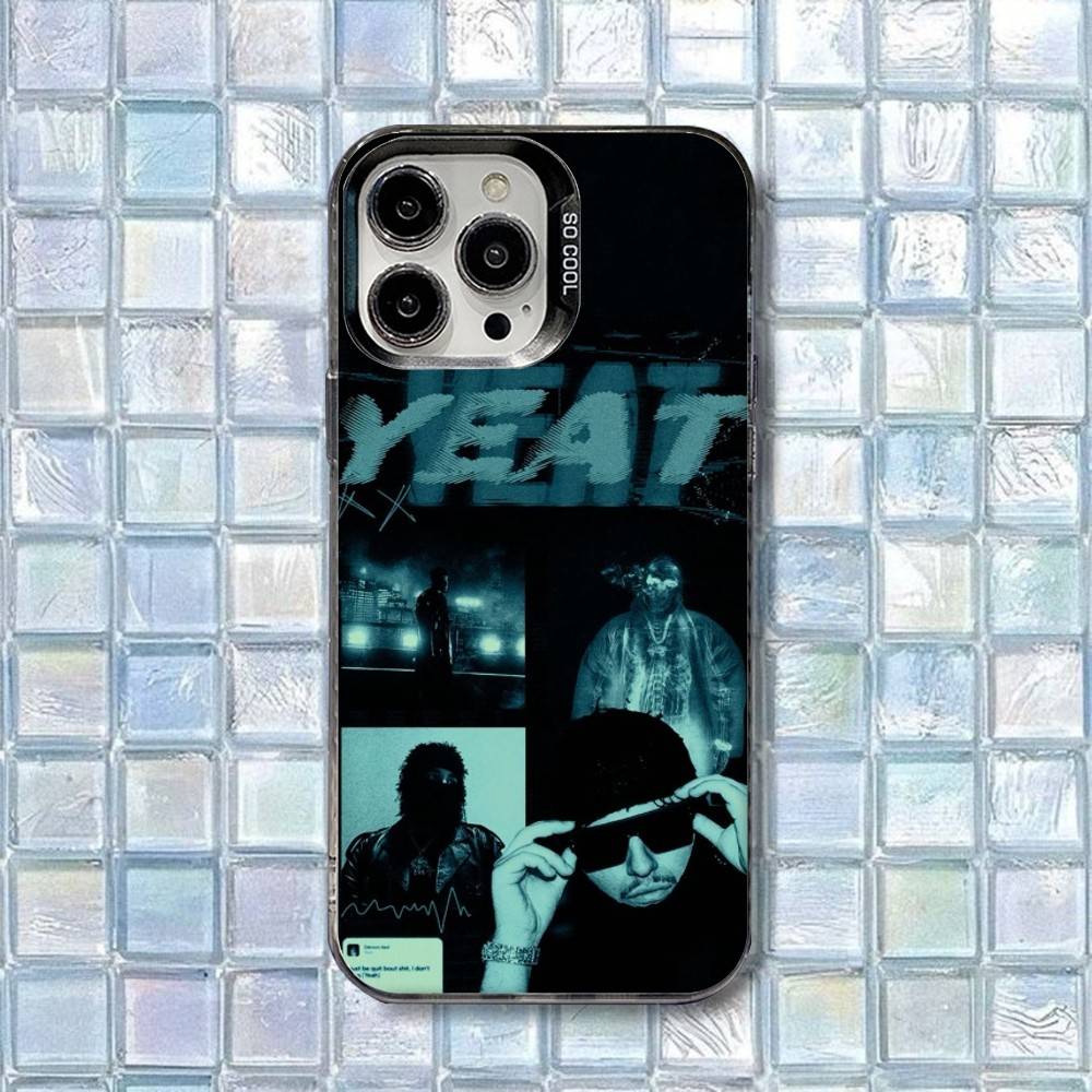 Y-Yeat Rapper Dangerous Summer Telefoonhoesje Voor iPhone 16,15,14,13,12,11,8,7,Pro,Max,Plus,Mini,XS,SE Schokbestendige Mat Zwarte Cover