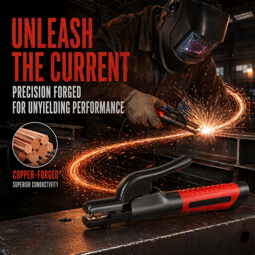 Copper Cable Welding Electrode Holder High Temperature Welding Accessories  Professional Welding