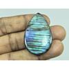 26X42X04MM Natural Purple Spectrolite Labradorite Pear Cabochon Gemstone G-77