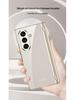 Samsung Z Fold 7 Electroplated Transparent Magnetic Protective Case