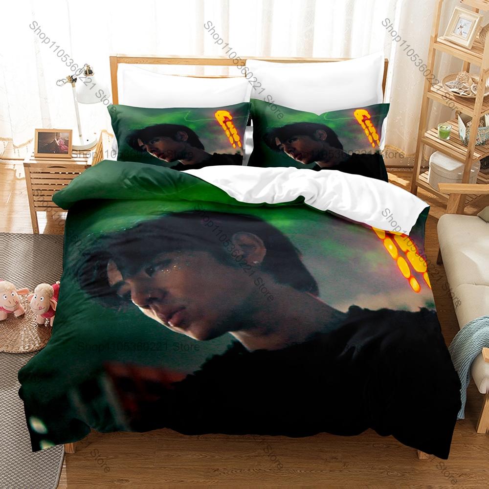 Trendy Mito Dpr Ian Graphic Bedding Set Duvet Cover With 2 Pillowcases Teen Hip Hop Room Decor